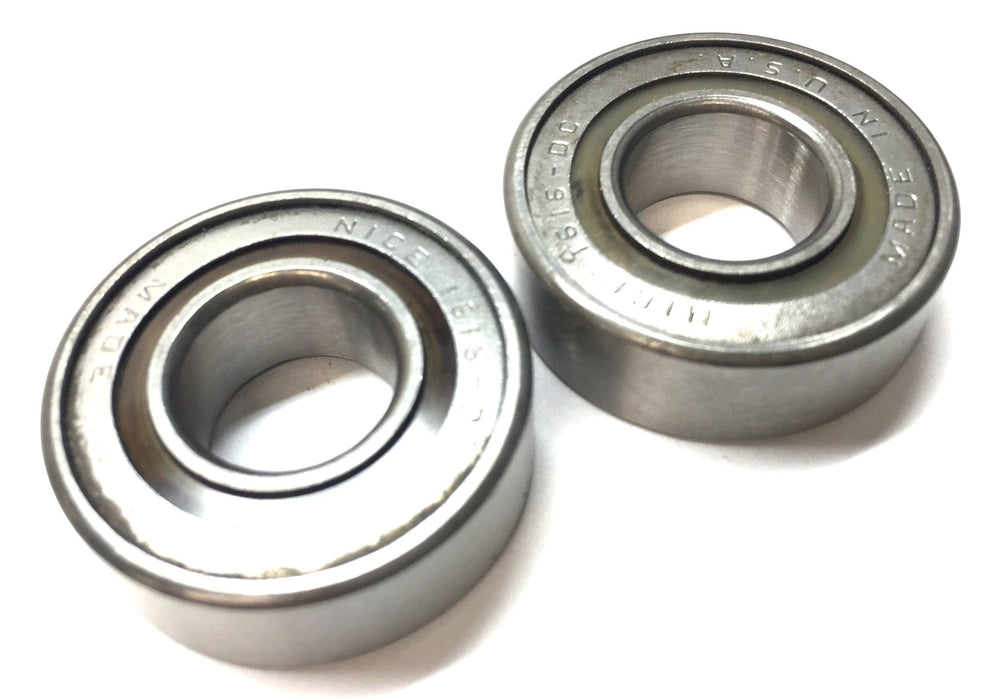 NICE Sealed Roller Ball Bearing Assembly 1616DC [Lot of 2] NOS