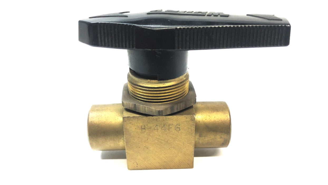 Whitey Brass Ball Valve B-44F6 NOS