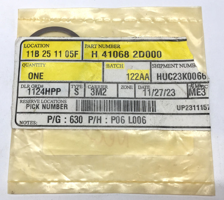 Hyundai Snap Ring 41068 2D000 NOS
