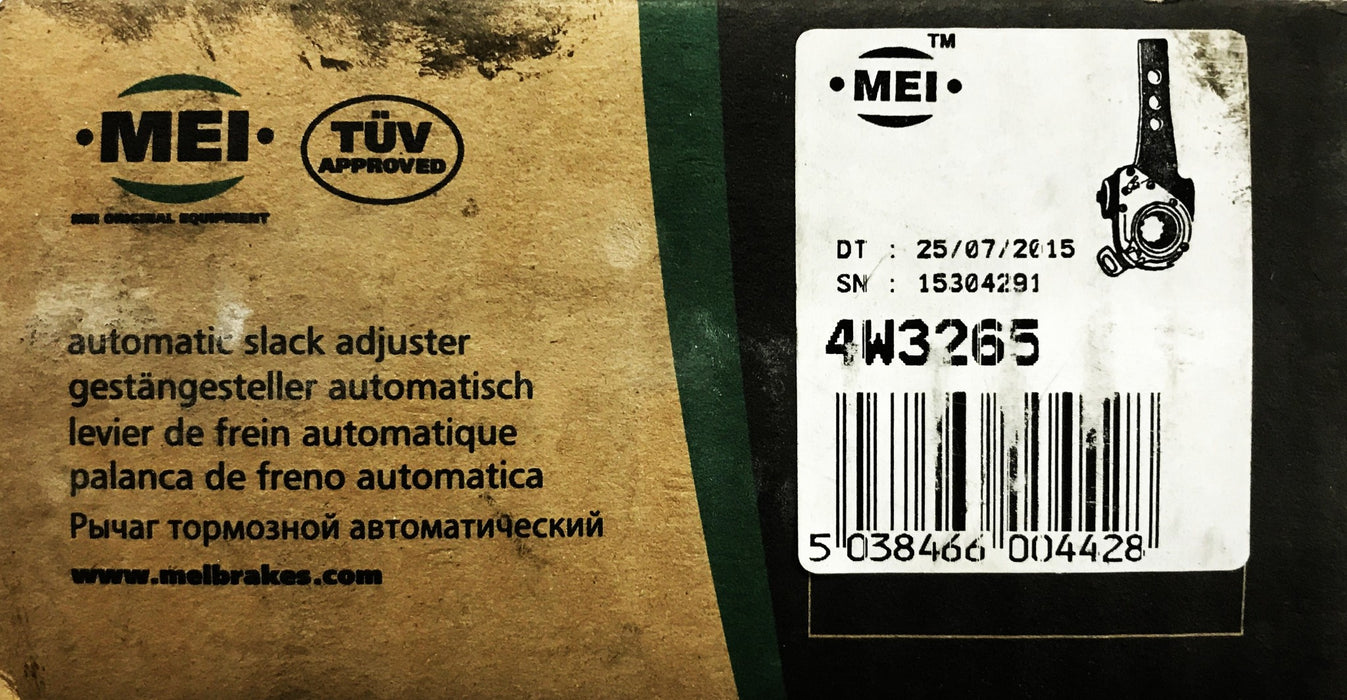 Mei Automatic Brake Slack Adjuster 4W3265 NOS