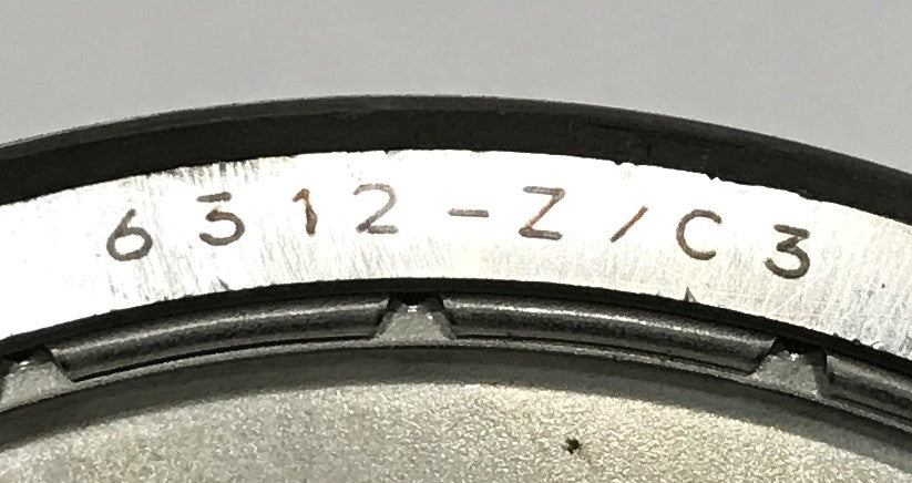 SKF Ball Bearing 6312-Z/C3 NOS