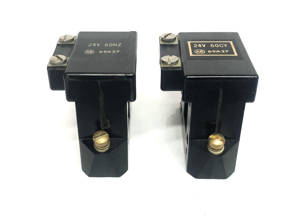Allen-Bradley 24V 60CY Coil 69A27 [Lot of 2] NOS
