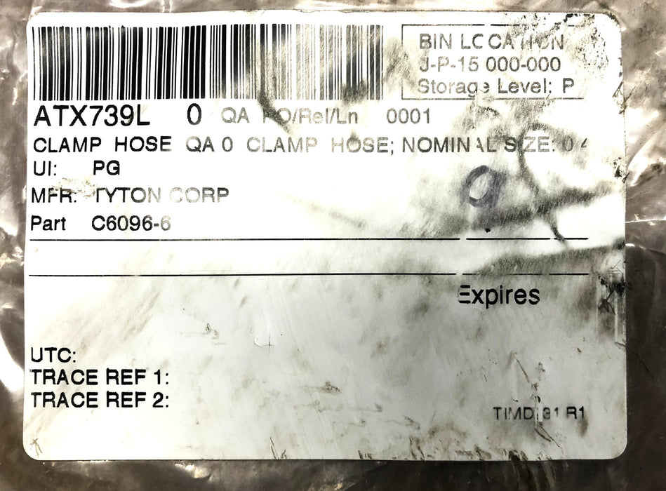 Unbranded 04 Hose Clamp C6096-6 [Lot of 10] NOS