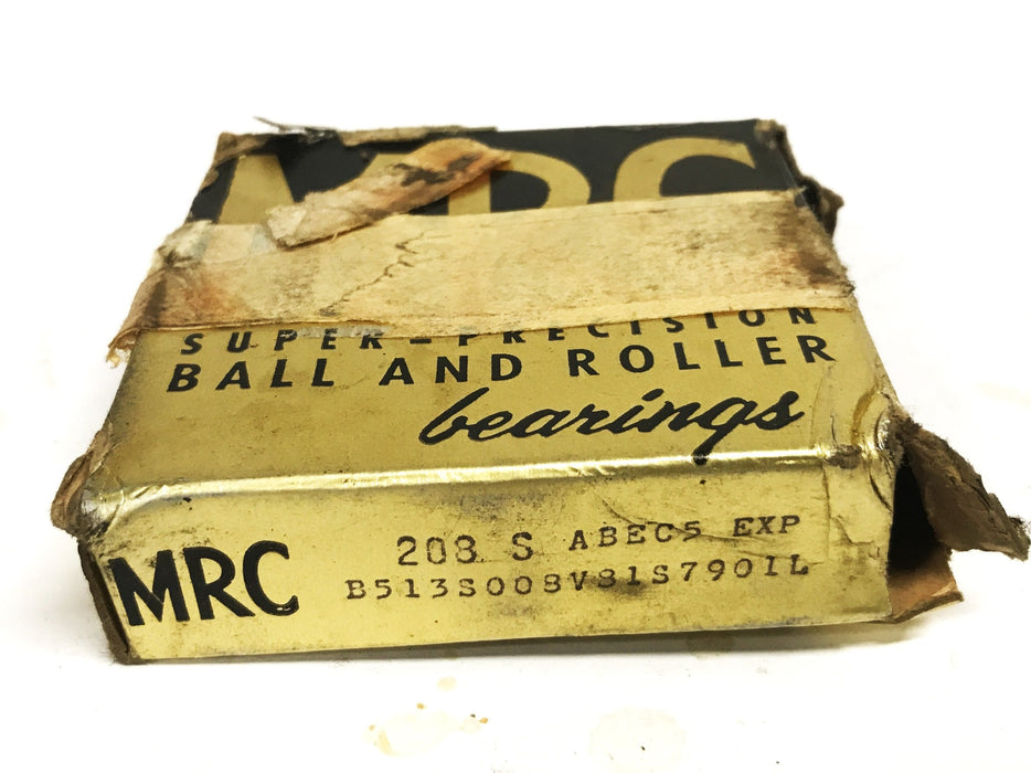 MRC Angular Contact Ball Bearing 208S-ABEC5 NOS