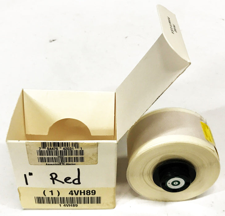 Brady Vinyl Label Tape Red 1 inch x 50 feet 42031 NOS