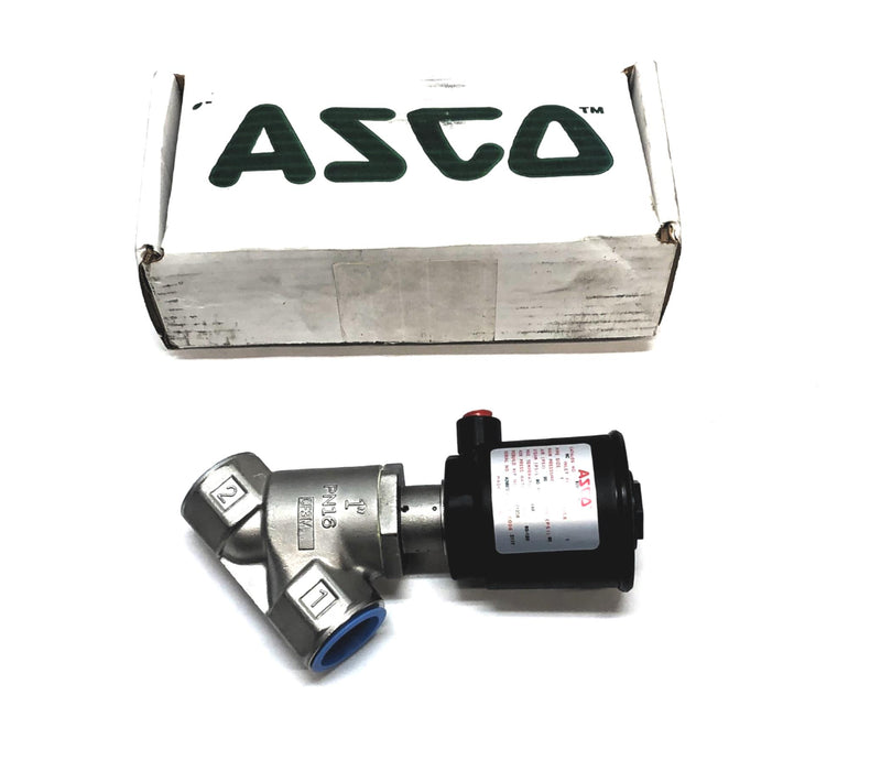 Asco 1" NPT Angle Body Valve 8290A395 NOS