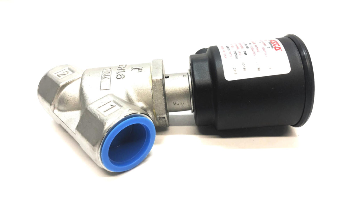 Asco 1" NPT Angle Body Valve 8290A395 NOS