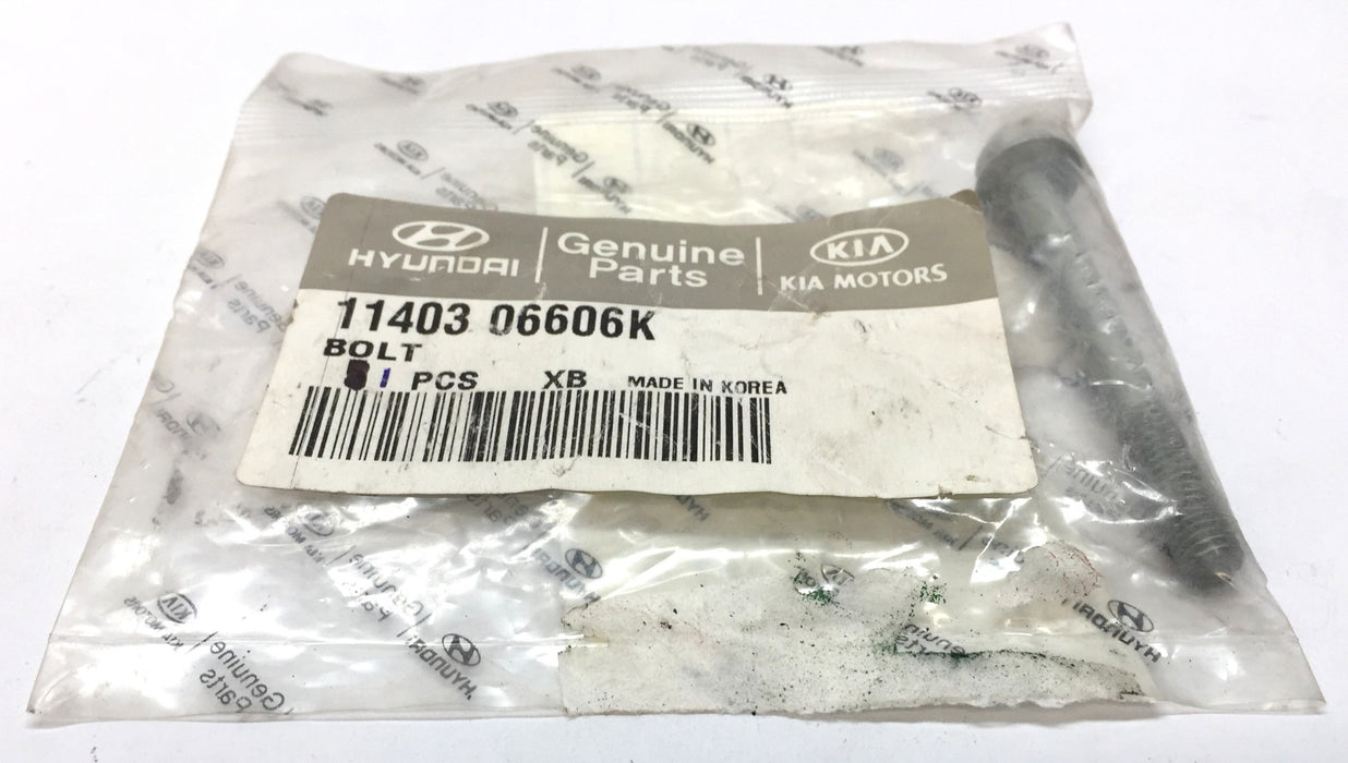 Hyundai/Kia Water Pump Assembly Lower Bolt 11403 06606K NOS