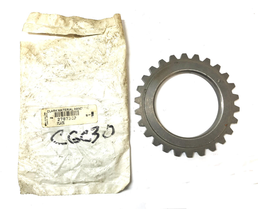 Clark Forklift Wet Friction End Plate 2787362 NOS