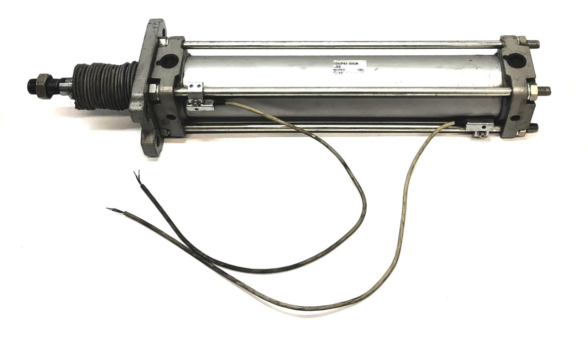 SMC Pneumatic Cylinder CDA2F63-300JN-J59 USED