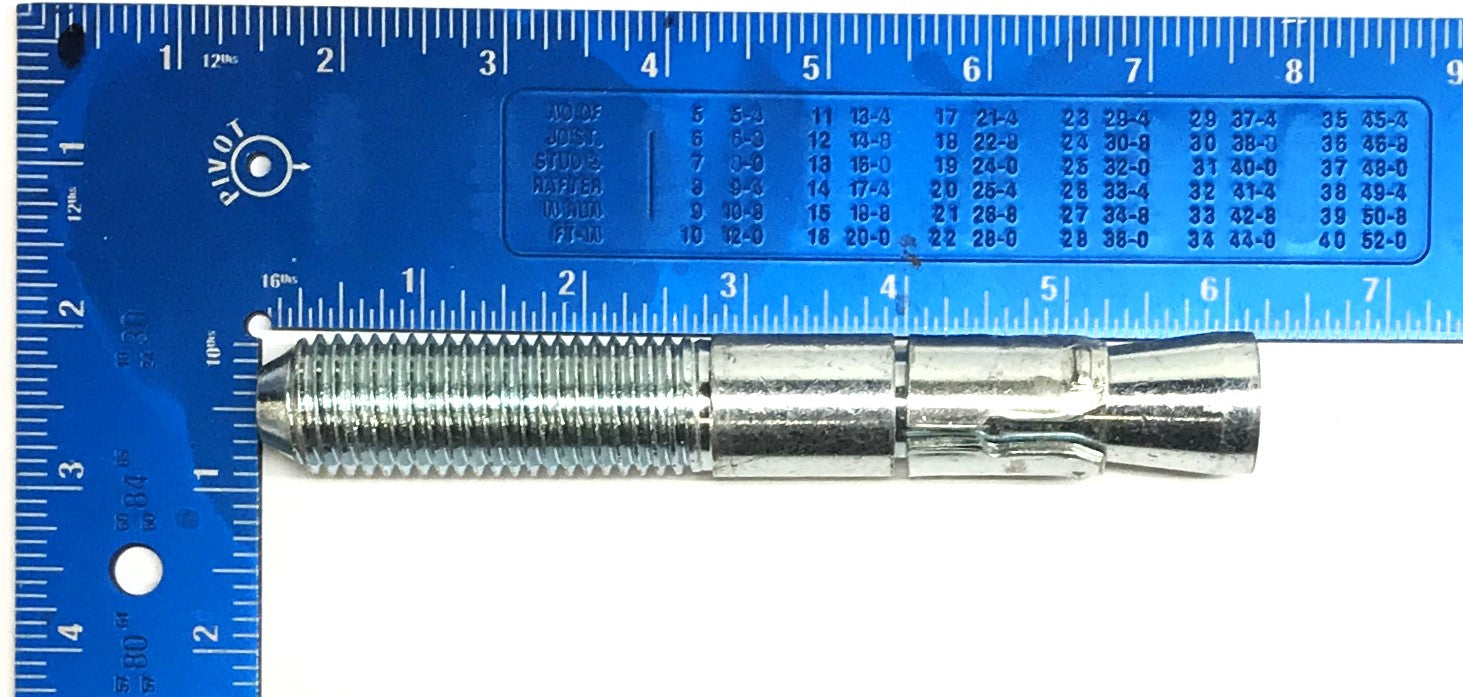 Powers 7/8" x 6" Wedge Anchor (Without Hex Nuts or Washers) [Lot of 10] NOS