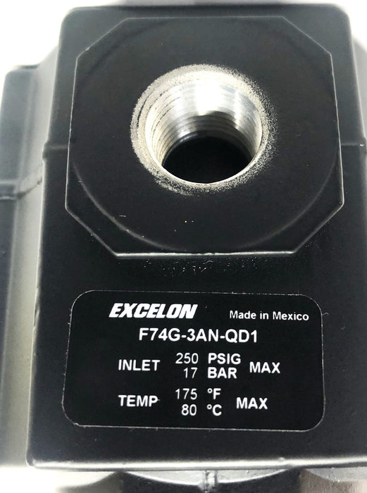 Norgren Excelon 3/8 Inch Filter F74G-3AN-QD1 NOS