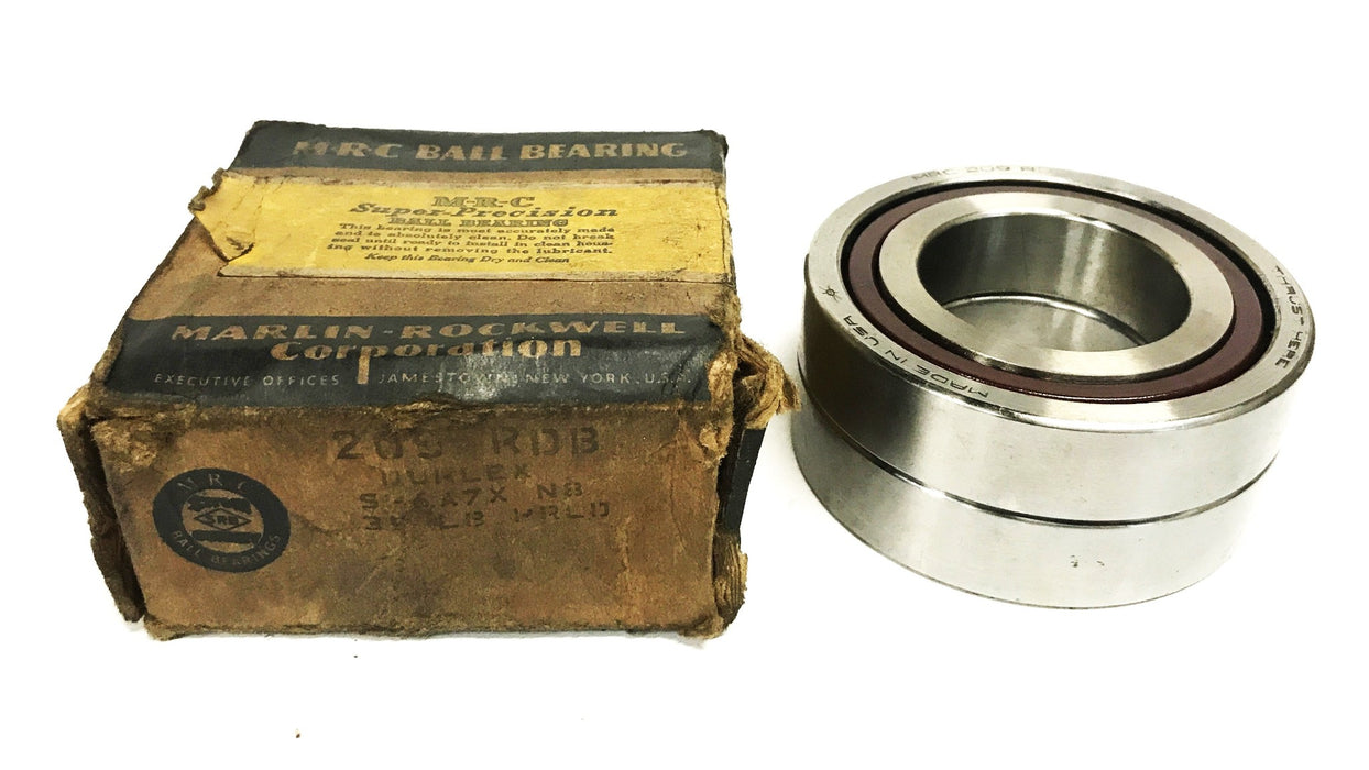 MRC Angular Contact Ball Bearing Duplex 209-RDB NOS