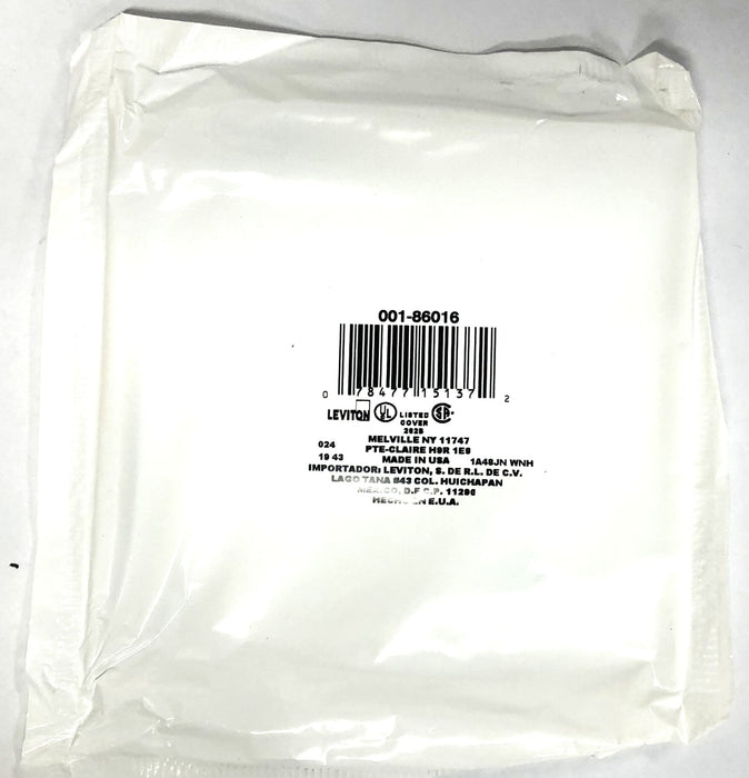 Leviton 2 Gange duplex Device Receptacle Wallplate 001-86016 [Lot of 8] NOS