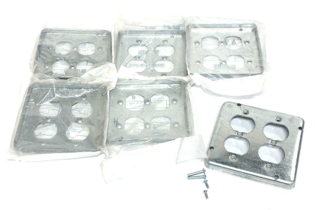 Thomas & Betts 2-Device Galvanized Steel Surface Cover RSL-8 [Lot of 6] NOS