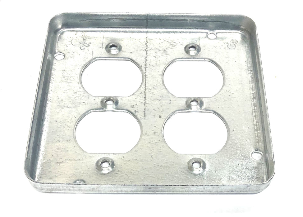 Thomas & Betts 2-Device Galvanized Steel Surface Cover RSL-8 [Lot of 6] NOS