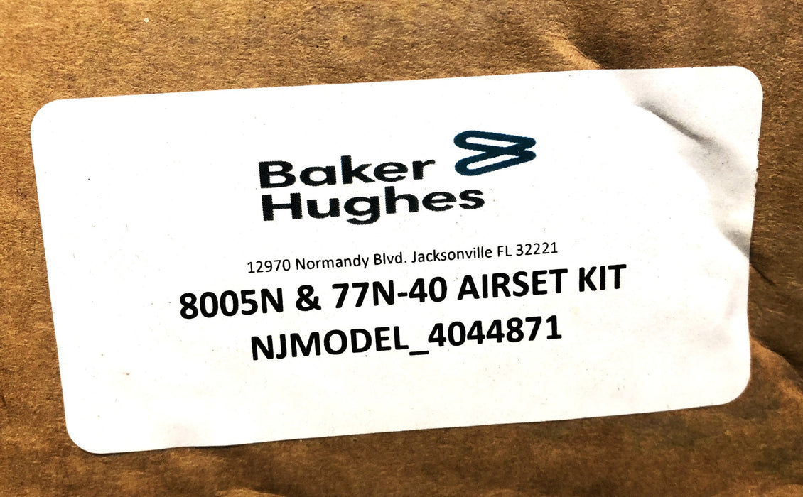 Baker Hughes 8005N & 77N-40 Airset Kit NJMODEL 4044871 NOS