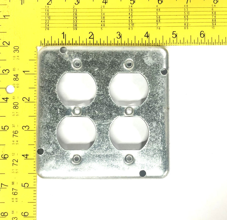 Thomas & Betts 2-Device Galvanized Steel Surface Cover RSL-8 [Lot of 6] NOS