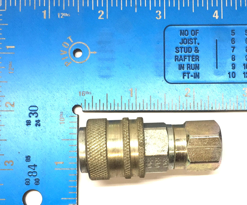 Eaton Aeroquip Steel Hydraulic Quick Connect Hose Coupling FD90 Series (069) NOS