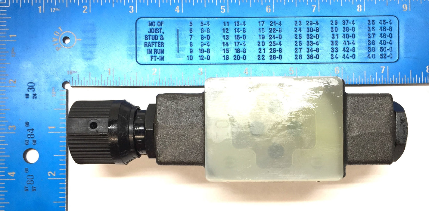 Yuken Throttle and Check Modular Valve MSA-01-X-70 NOS