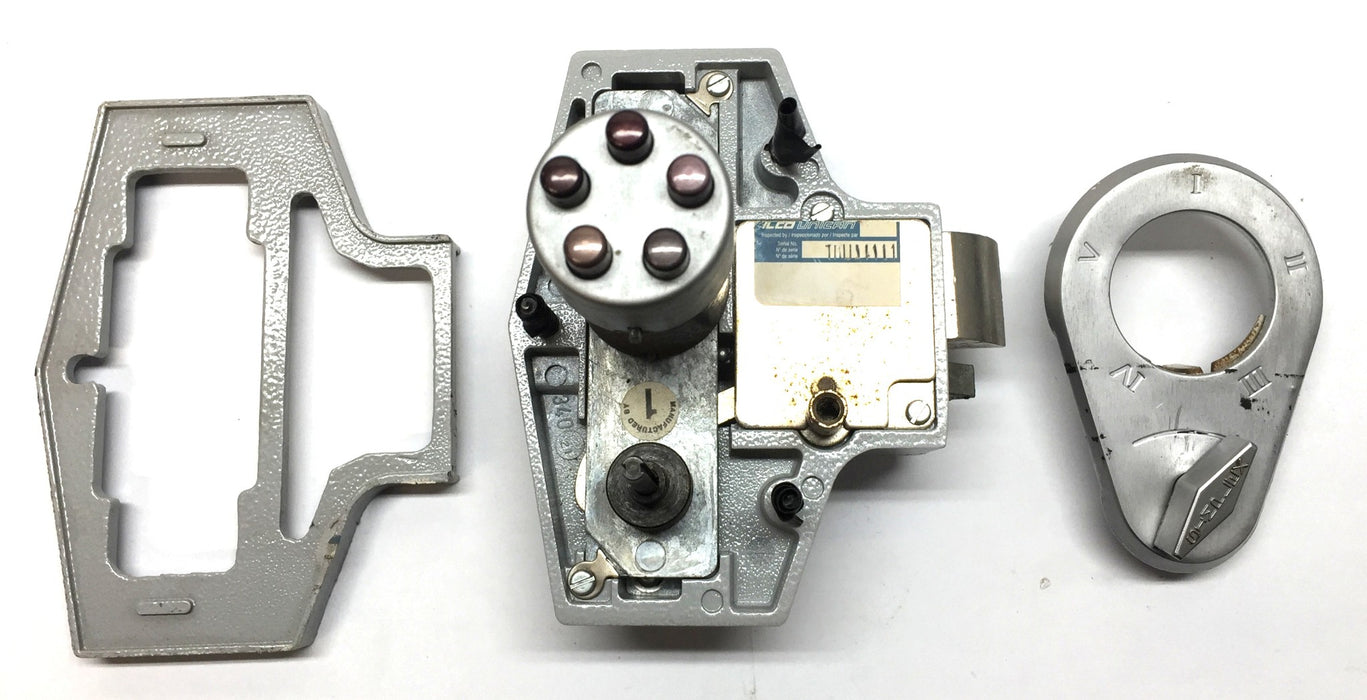 Simplex Metal Mechanical Pushbutton Auxiliary Lock with Thumbturn 340 USED