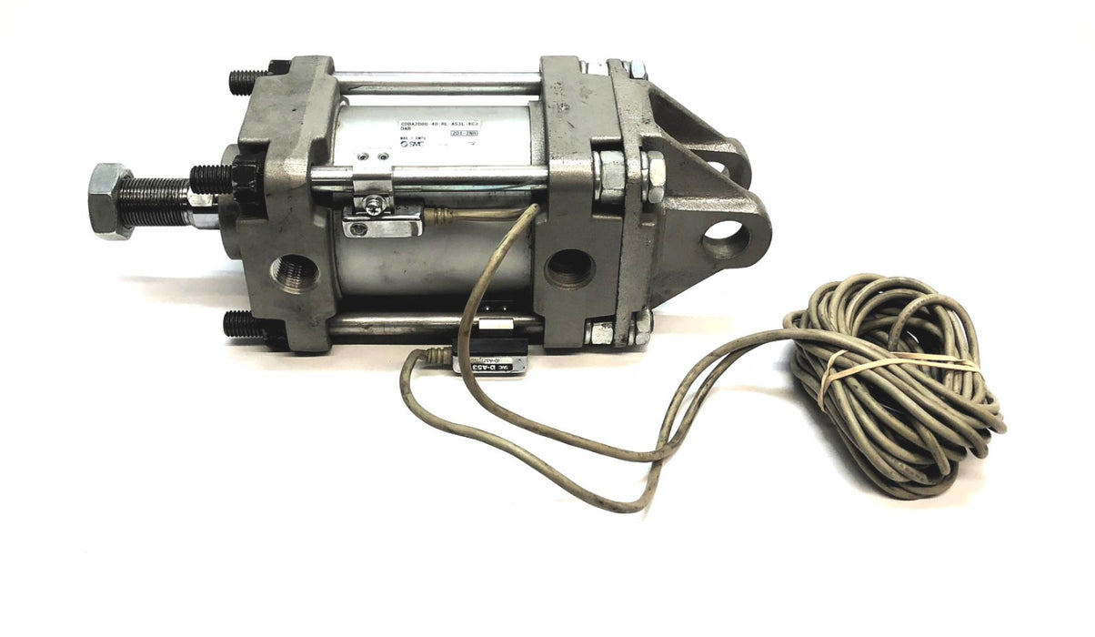 SMC Pneumatic Cylinder Actuator CDBA2D80-40-RL-A53L-XC3DAB NOS