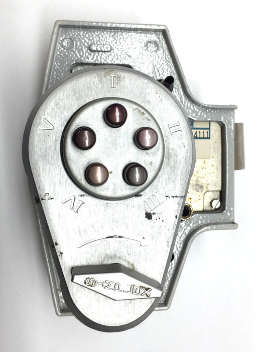 Simplex Metal Mechanical Pushbutton Auxiliary Lock with Thumbturn 340 USED