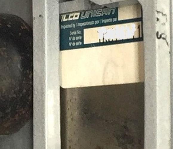 Simplex Metal Mechanical Pushbutton Auxiliary Lock with Thumbturn 340 USED