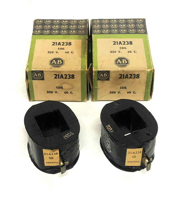 Allen-Bradley 220V 60C Contractor Coil 21A238 [Lot of 2] NOS