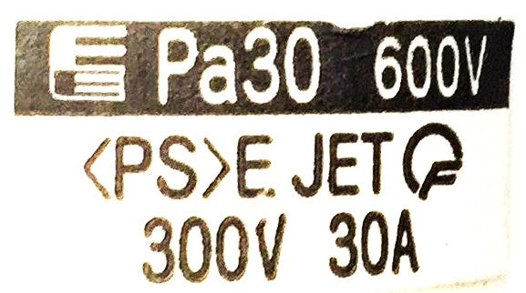 Fuji Electric Pa30 300V/30A Fuse Holder [Lot of 5] NOS