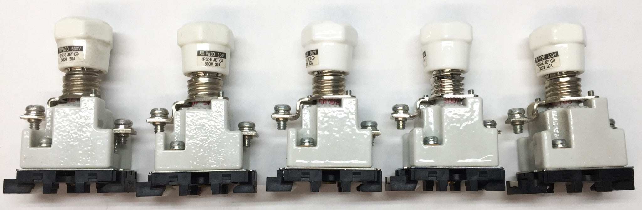 Fuji Electric Pa30 300V/30A Fuse Holder [Lot of 5] NOS