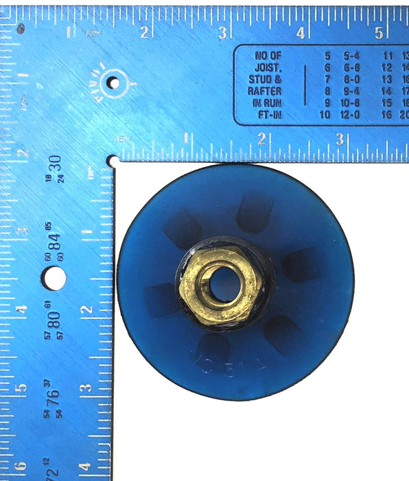 Vi-Cas Blue Vacuum Suction Cup W/ Hex Nut VC-31A [Lot of 2] NOS
