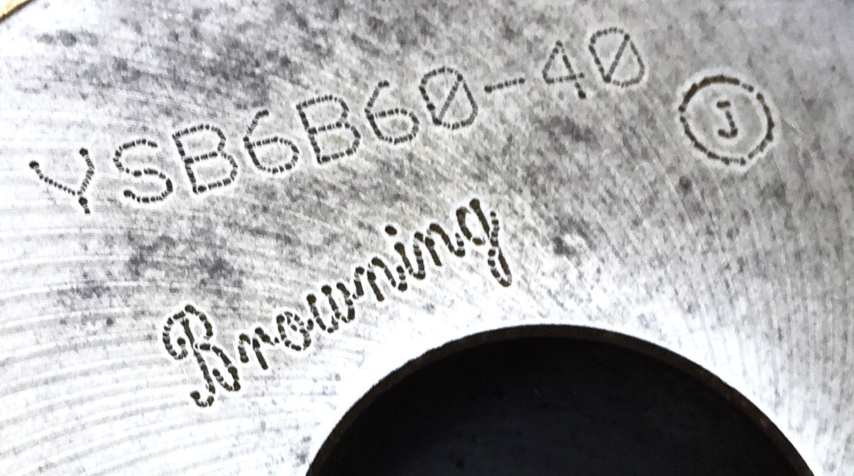 Browning Pressure Angled Bevel Gear YSB6B60-40 NOS