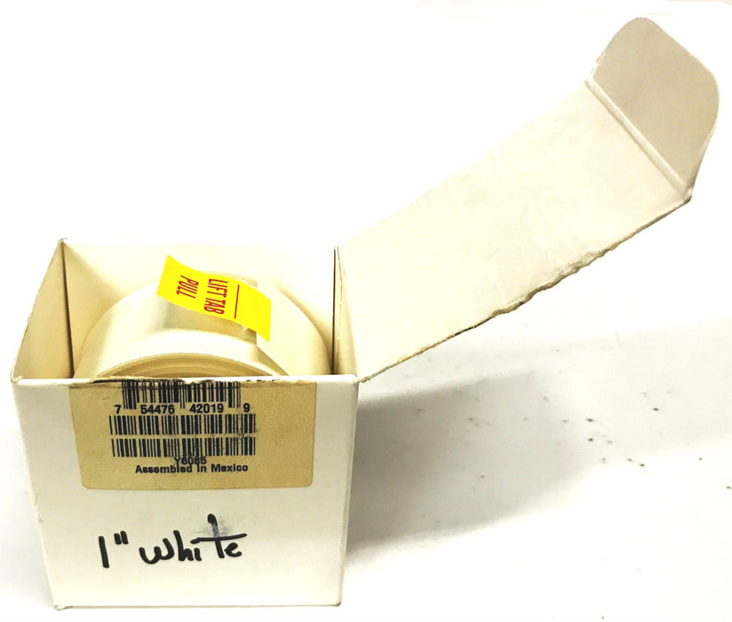 Brady Vinyl Label Tape White 1 inch x 50 feet 42019 NOS