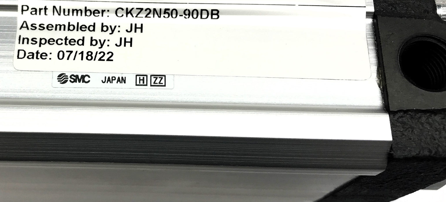SMC Pneumatic Power Clamp Cylinder CKZ2N50-90DB NOS