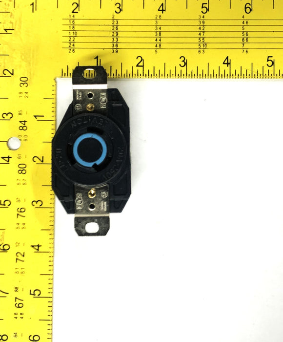 Leviton 20A-250V L6-20 Black Single Lock Device Receptacle 2320 [Lot of 5] NOS