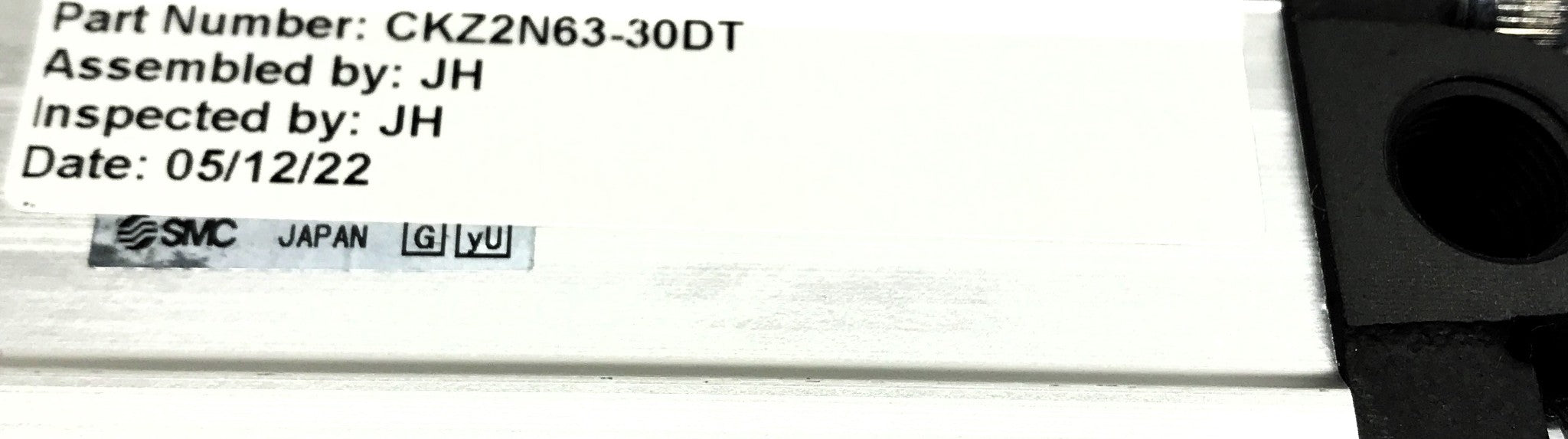 SMC Pneumatic Power Clamp Cylinder CKZ2N63-30DT NOS