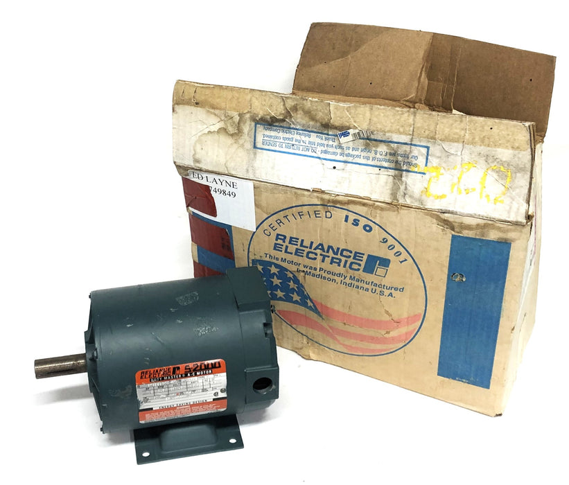 Reliance Electric 1/2HP 230/460V 3450RPM Duty Master A/C Motor S-2000 NOS