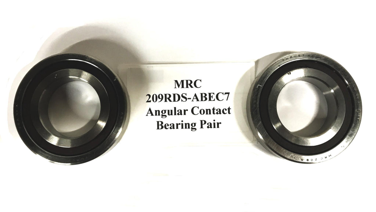 MRC Angular Contact Ball Bearing Pair 209RDS-ABEC7 NOS