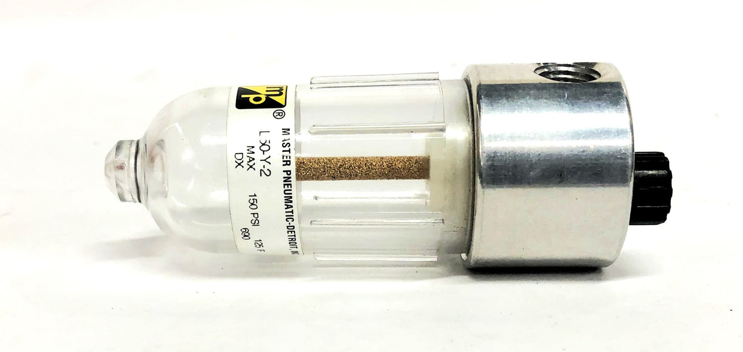 Master Pneumatics 150PSI 125F Mini Lubricator L50-Y-2 NOS