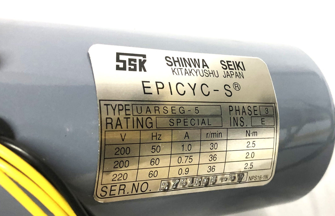 SSK UARSEG-5 Phase 3 Servo Motor EPICYC-S NOS
