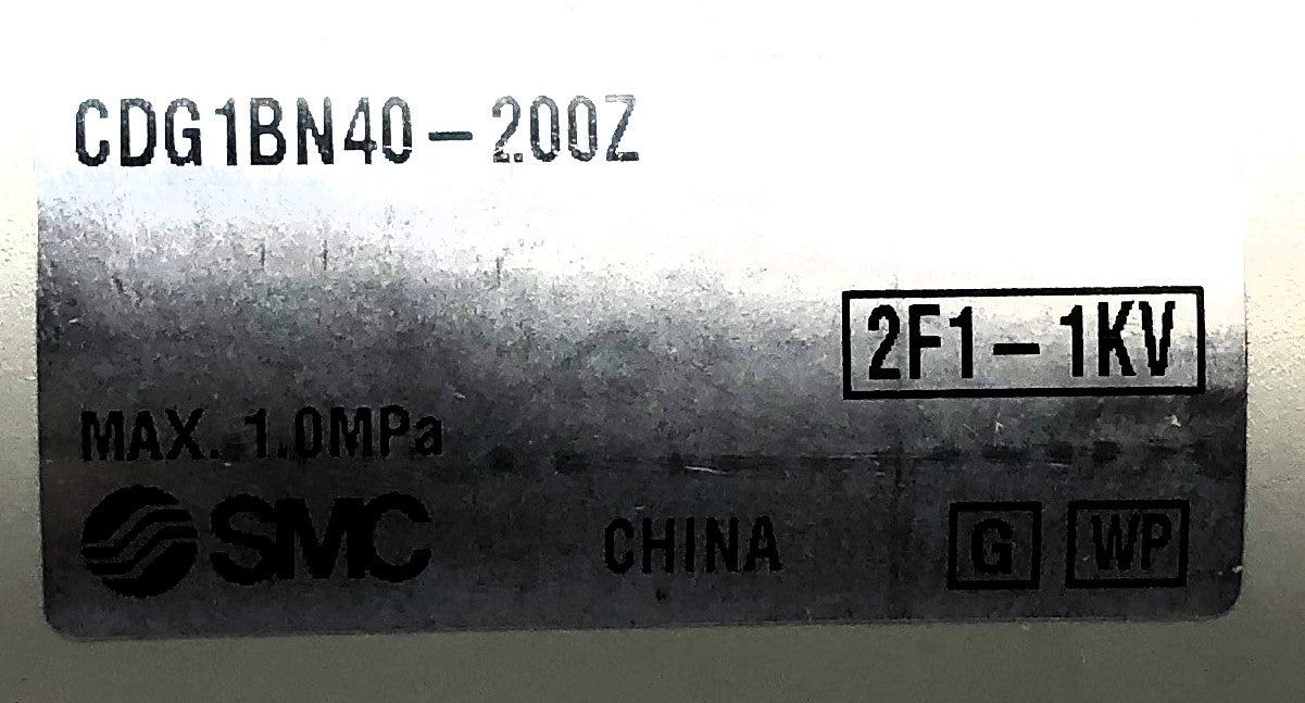 SMC Round Body Pneumatic Cylinder CDG1BN40-200Z NOS