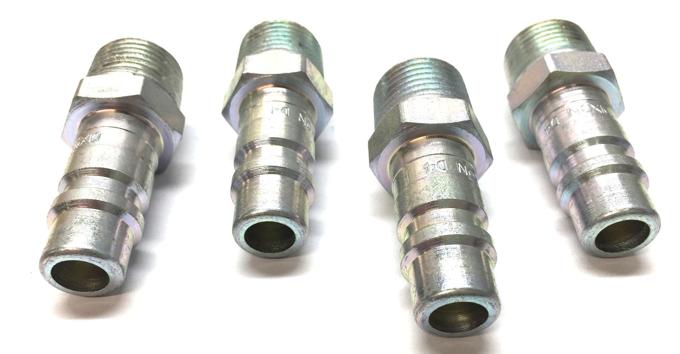 Dixon 3/4" Male Threaded Quick Disconnect Coupler D4 [Lot of 4] NOS