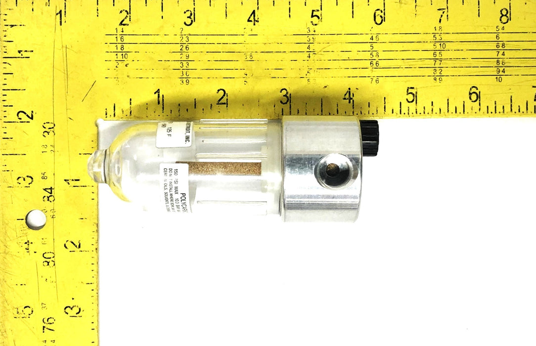 Master Pneumatics 150PSI 125F Mini Lubricator L50-Y-2 NOS