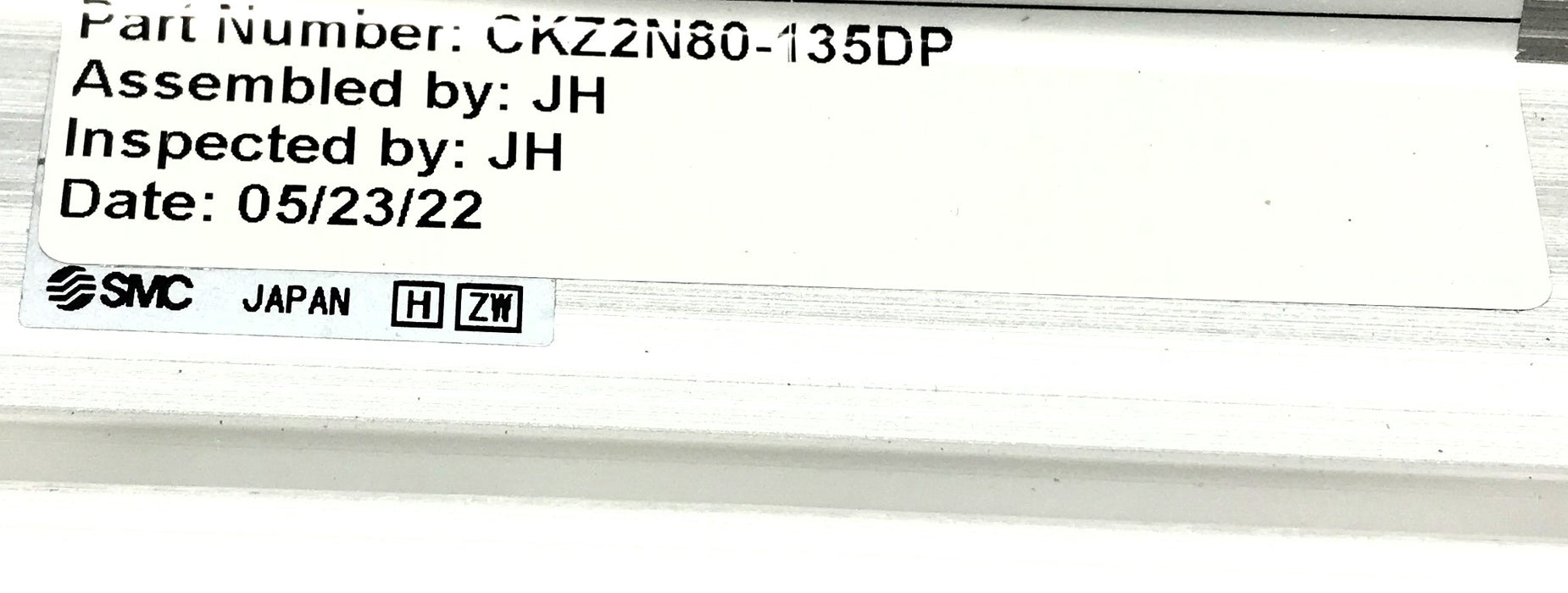 SMC Pneumatic Power Clamp Cylinder CKZ2N80-135DP NOS