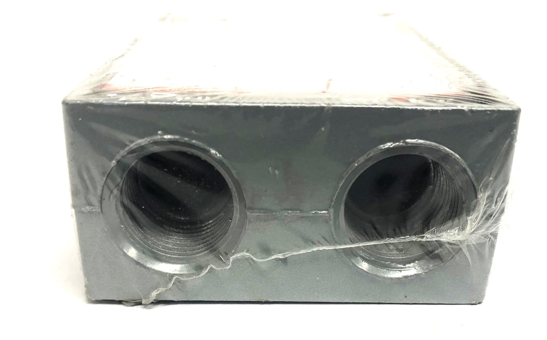 Red-Dot Silver 4-Hole 1/2 Inch Box Extension IHE4-1 NOS