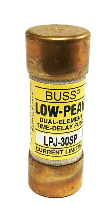 Cooper Bussmann Duel-Element Time-Delay Fuse LPJ-30SP [Lot of 9] NOS