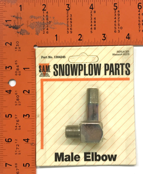 S.A.M. Male Elbow Fitting 1304245 [Lot Of 2] NOS