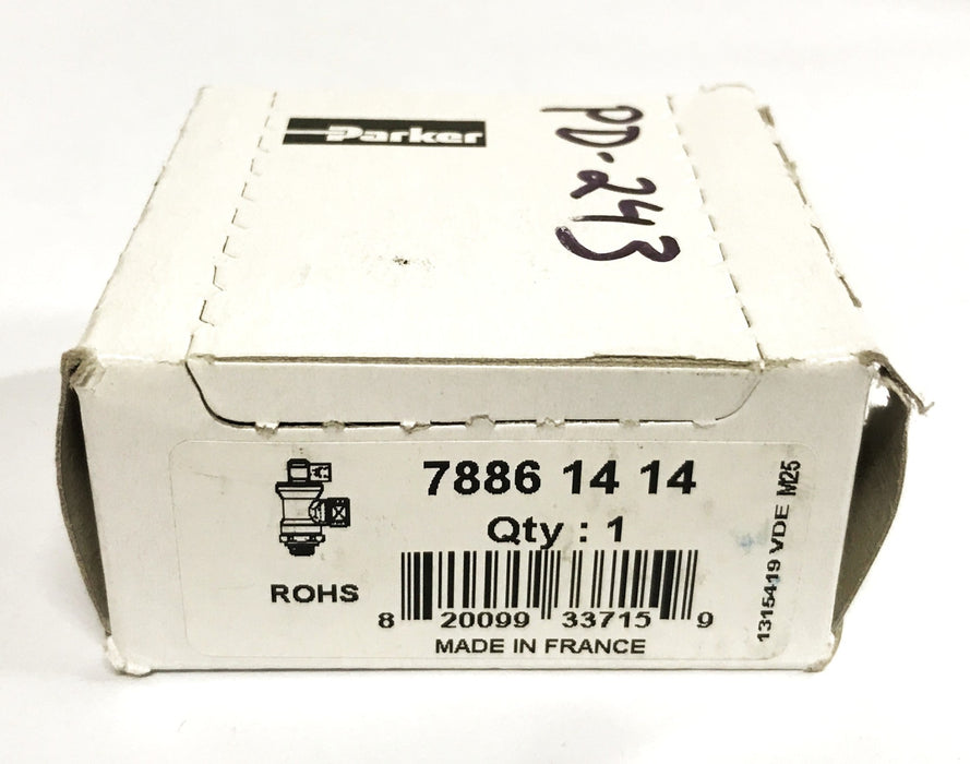 Parker/Legris 1/4 inch Lockout Valve 7886-14-14 NOS