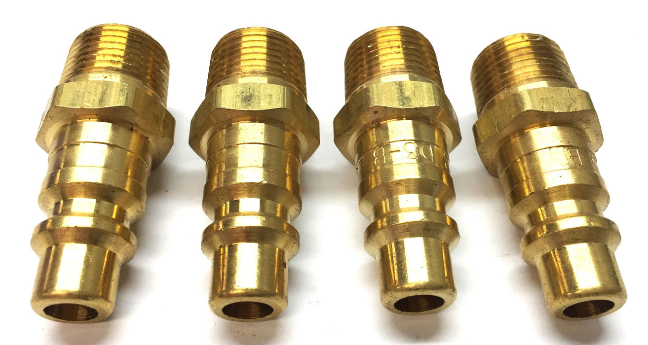 Dixon 5/8" Threaded Brass Male 3/8" Quick Connect Coupler D3-B [Lot of 4] NOS